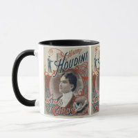 Vintage Magic Poster, Magician Harry Houdini