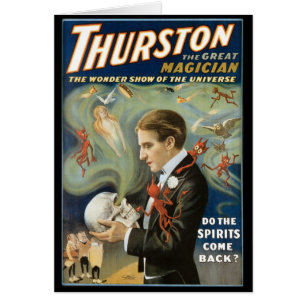 Vintage Magic Poster, Thurston, The Great Magician