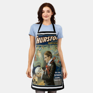Vintage Magic Poster, Thurston, The Great Magician Apron