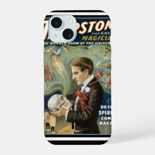 Vintage Magic Poster, Thurston, The Great Magician iPhone 15 Case