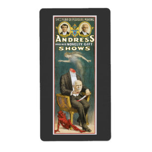 Vintage Magician, Andress Poster