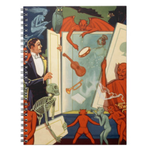 Vintage Magician Carter the Great Magic Act Notebook