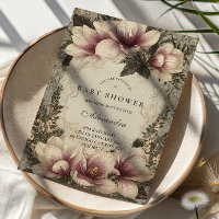 Vintage Magnolia Baby Shower