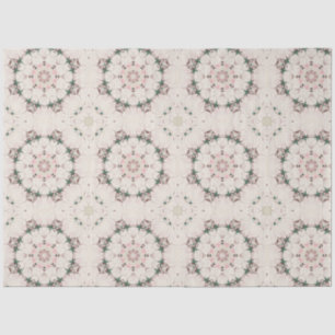 Vintage Magnolia Floral Ephemera Pattern Tissue Paper