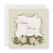 Vintage Magnolia Swirls Damask Wedding Invite
