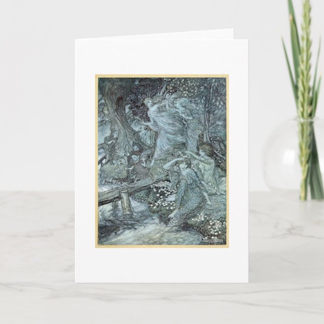 Vintage - Maidens in a Forest, Card (Front)