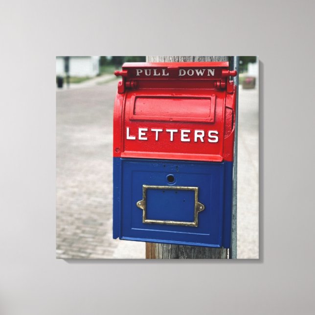 Vintage Mailbox Canvas Print (Front)
