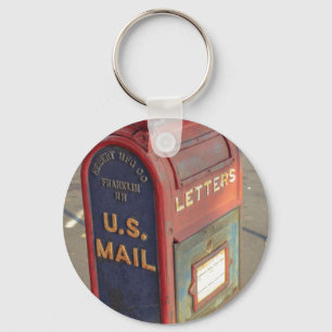 Vintage Mailbox Key Ring