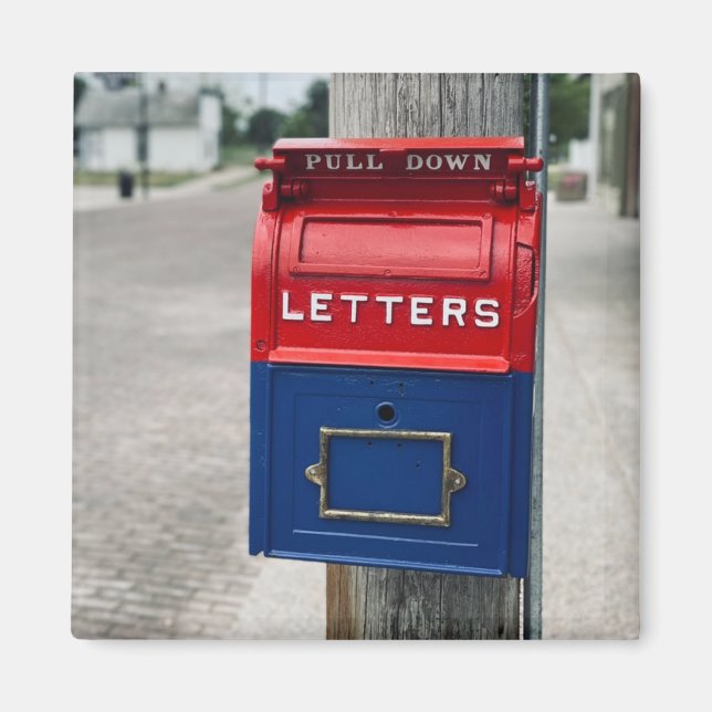 Vintage Mailbox Magnet (Front)