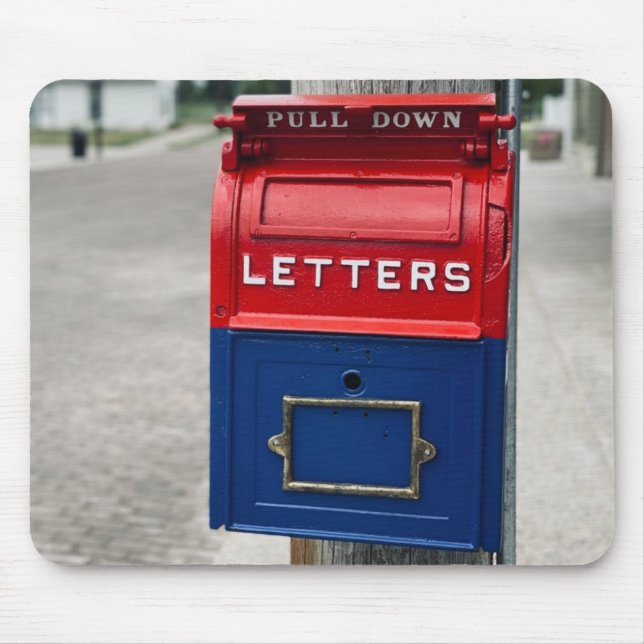 Vintage Mailbox Mouse Mat (Front)