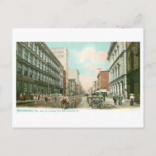Vintage Main Street, Richmond, Virginia Postcard