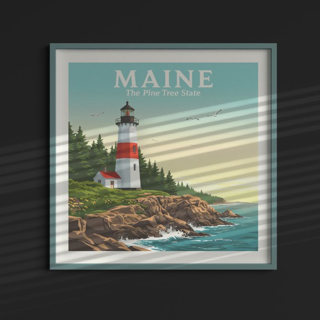 Vintage Maine Poster (Creator Uploaded)