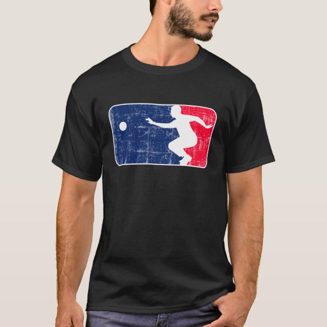 Vintage Major League Bocce Ball T-Shirt (Front)