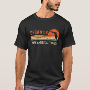 Vintage Make America Florida, Desantis 2024 Electi T-Shirt