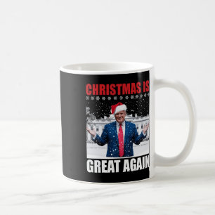 Vintage Make Christmas Great Again Xmas Funny Trum Coffee Mug
