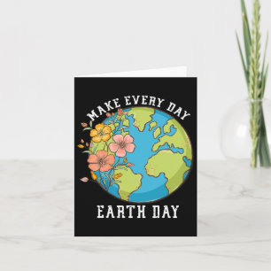 Vintage Make Everyday Earth Day Card