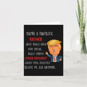 Vintage Make Father's Day Great Again Dad Funny Do Card