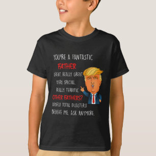 Vintage Make Father's Day Great Again Dad Funny Do T-Shirt