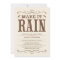 Vintage Make it Rain Bridal Shower Invitations