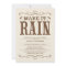 Vintage Make it Rain Bridal Shower Invitations