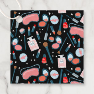 Vintage Makeup Beauty Cosmetics Retro Custom Favour Tags