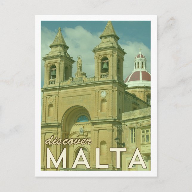 Vintage Malta Postcard (Front)