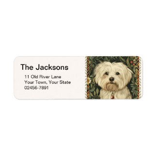 Vintage Maltese or Bichon puppy Dog