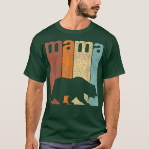 Vintage Mama Bear Mothers Day T-Shirt
