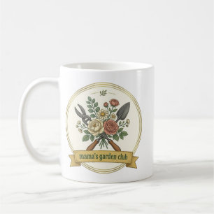 Vintage Mama's Garden Club Coffee Mug
