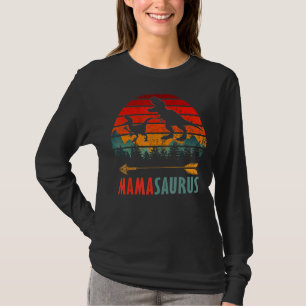 Vintage Mamasaurus T Rex Dinosaur Mama Saurus Moth T-Shirt