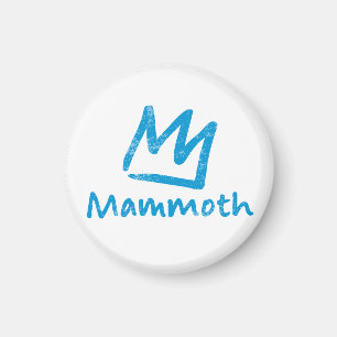 Vintage Mammoth Mountain Ski resort mountains gift Magnet