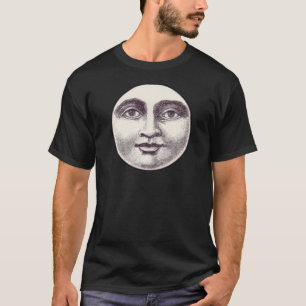 Vintage man in the moon full face classic  T-Shirt