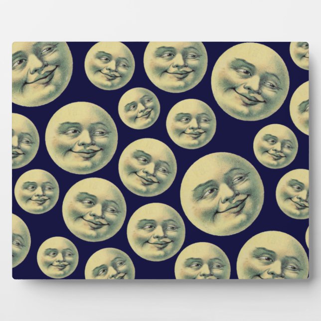 Vintage Man in the Moon Plaque (Front)