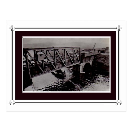 vintage manchester ship canal postcard