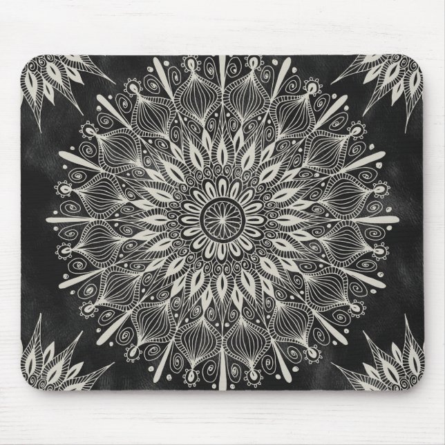 "Vintage Mandala"-Mousepad Mouse Mat (Front)