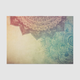 Vintage Mandala Tissue Page Tissue Paper