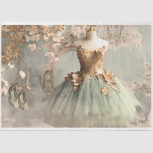 Vintage Mannequin, Ballerina Slippers Shabby Chic  Tissue Paper