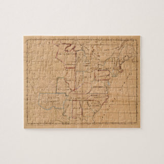 Vintage Manuscript Map of the United States (1820) Jigsaw Puzzle