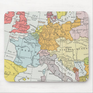 Vintage map France, Italy Austria Hungary North Se Mouse Mat