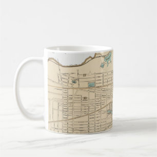 Vintage Map of Albany NY (1895) Coffee Mug