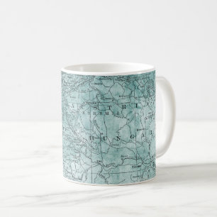 Vintage Map of Bavaria, Austria Hungary Travel Coffee Mug