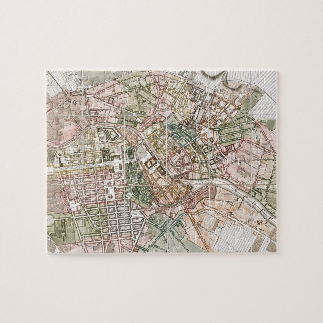 Vintage Map of Berlin (1811) Jigsaw Puzzle (Horizontal)