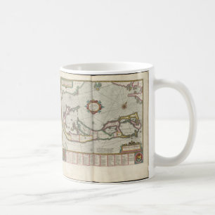 Vintage Map of Bermuda (1638) Coffee Mug