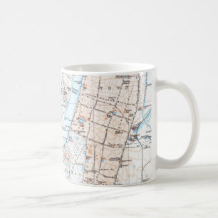 Vintage Map of Calcutta India (1914) Coffee Mug