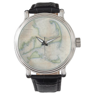 Vintage Map of Cape Cod (1857) Watch