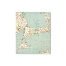 Vintage Map of Cape Cod (1917)