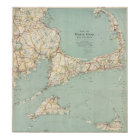 Vintage Map of Cape Cod (1917)