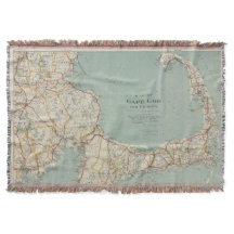Vintage Map of Cape Cod (1917)