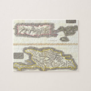 Vintage Map of Caribbean Islands (1815) Jigsaw Puzzle