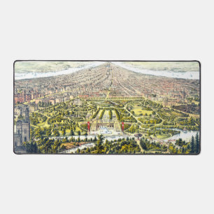 Vintage map of Central Park, New York, 1873 Desk Mat